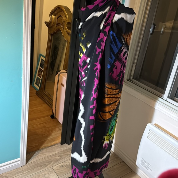 Vintage Large ESCADA Silk Scarf - Picture 3 of 6